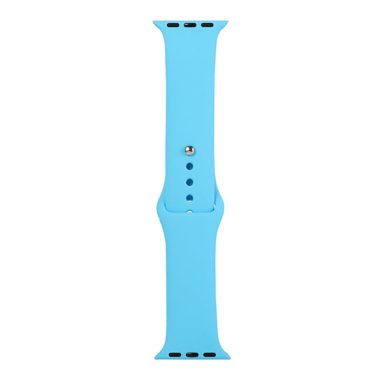Cinturino di ricambio per orologio in silicone, sezione corta (femmina), For Apple Watch Series 8&7 41mm / SE 2&6&SE&5&4 40mm / 3&2&1 38mm