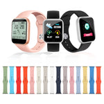 Cinturino di ricambio per orologio in silicone, sezione corta (femmina), For Apple Watch Series 8&7 41mm / SE 2&6&SE&5&4 40mm / 3&2&1 38mm