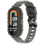 Cinturino in silicone trasparente integrato, For Xiaomi Mi Band 8