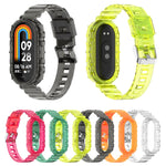 Cinturino in silicone trasparente integrato, For Xiaomi Mi Band 8