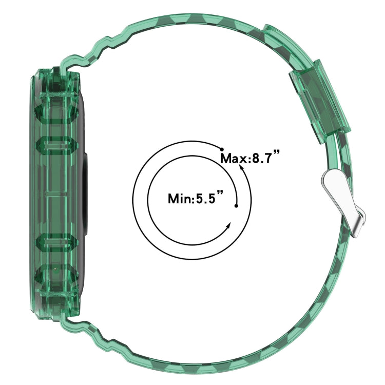 Cinturino in silicone trasparente integrato, For Xiaomi Mi Band 8