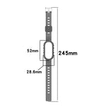 Cinturino in silicone trasparente integrato, For Xiaomi Mi Band 8