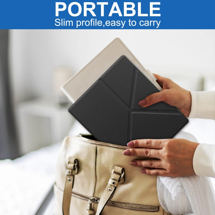Custodia Smart Tablet in pelle TPU con deformazione tinta unita, For Kobo Elipsa 2E