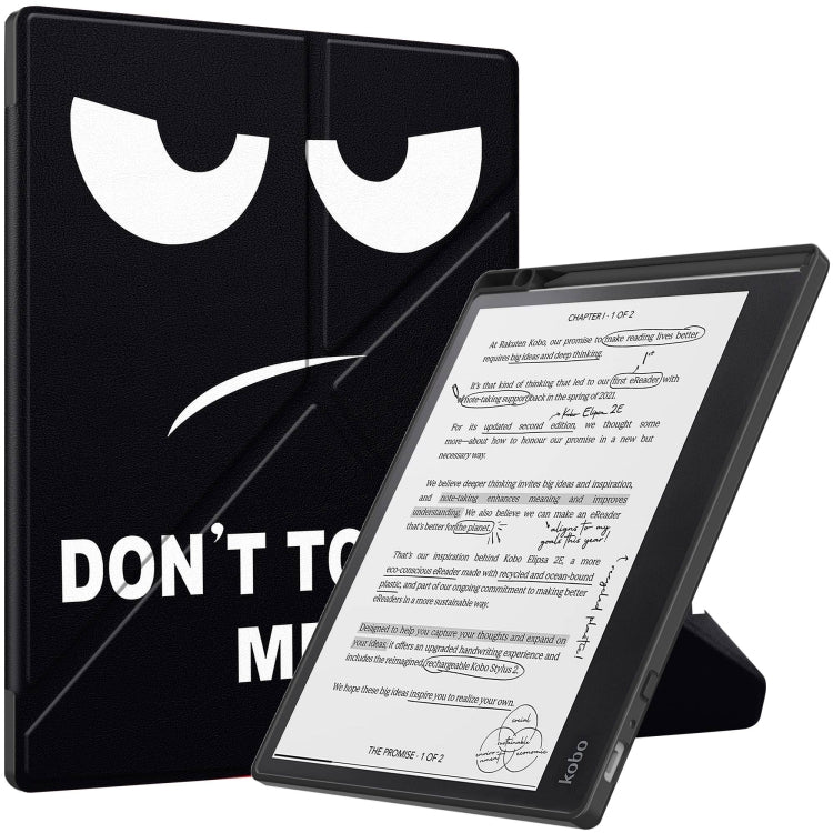 Custodia Smart Tablet in pelle TPU con deformazione verniciata, For Kobo Elipsa 2E