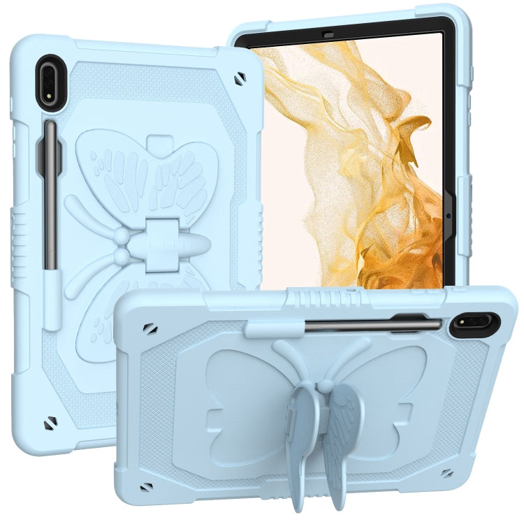 Custodia per tablet robusta e resistente con cavalletto a farfalla, For Samsung Galaxy Tab S8+ / S7+