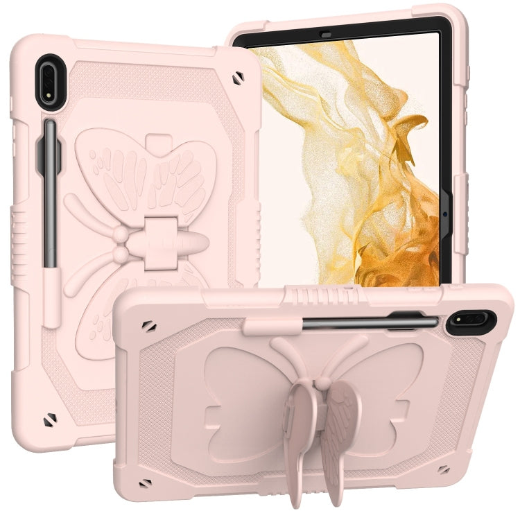 Custodia per tablet robusta e resistente con cavalletto a farfalla, For Samsung Galaxy Tab S8+ / S7+