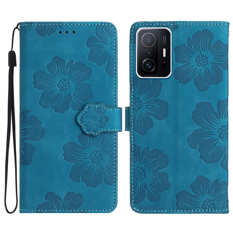 Custodia per cellulare in pelle con motivo floreale in rilievo, For Xiaomi 11T / 11T Pro, For Xiaomi Redmi 13C 4G, For Xiaomi 12 Lite, For Xiaomi 13T