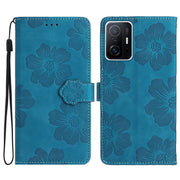 Custodia per cellulare in pelle con motivo floreale in rilievo, For Xiaomi 11T / 11T Pro, For Xiaomi Redmi 13C 4G, For Xiaomi 12 Lite, For Xiaomi 13T