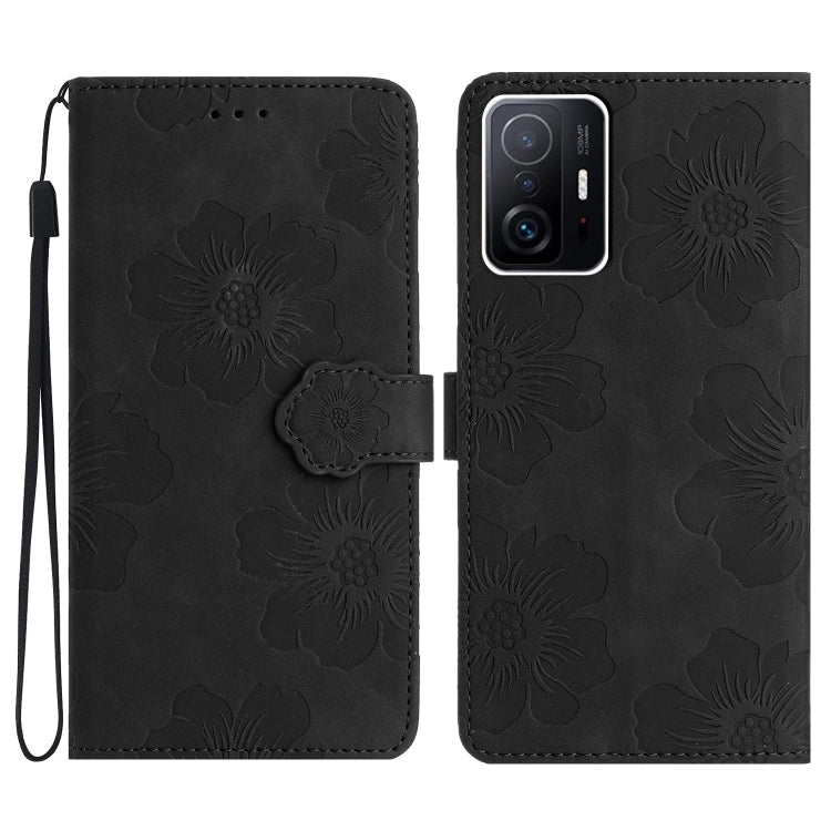 Custodia portafoglio in pelle con motivo floreale per Xiaomi
