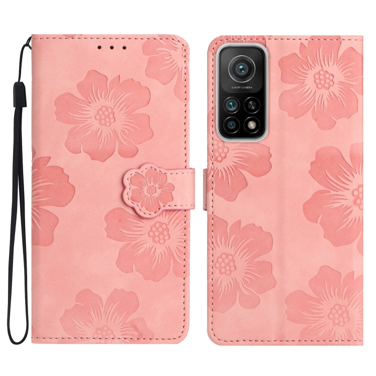Custodia portafoglio in pelle con motivo floreale per Xiaomi Mi 1