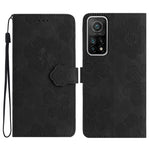 Custodia portafoglio in pelle con motivo floreale per Xiaomi Mi 1