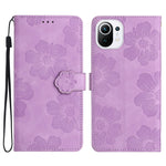 Custodia portafoglio in pelle con motivo floreale per Xiaomi Mi 1