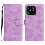 Custodia portafoglio in pelle con motivo floreale per Xiaomi Redm