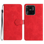 Custodia portafoglio in pelle con motivo floreale per Xiaomi Redm