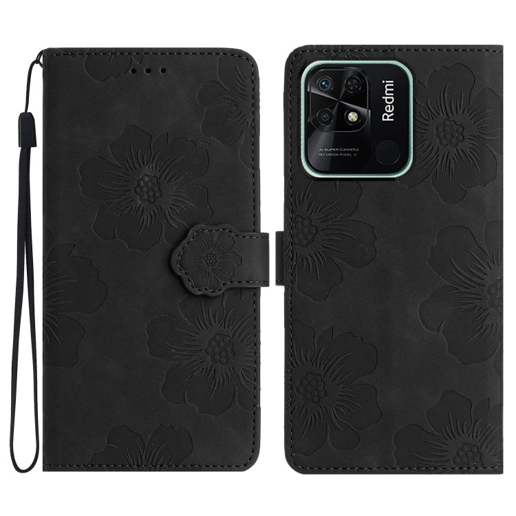 Custodia portafoglio in pelle con motivo floreale per Xiaomi Redm
