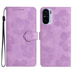 Custodia portafoglio in pelle con motivo floreale per Xiaomi Redm