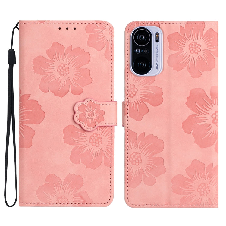 Custodia portafoglio in pelle con motivo floreale per Xiaomi Redm