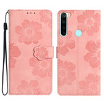 Custodia portafoglio in pelle con motivo floreale per Xiaomi Redm
