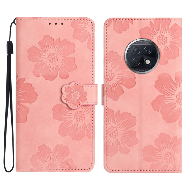 Custodia portafoglio in pelle con motivo floreale per Xiaomi Redm