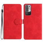 Custodia portafoglio in pelle con motivo floreale per Xiaomi Redm