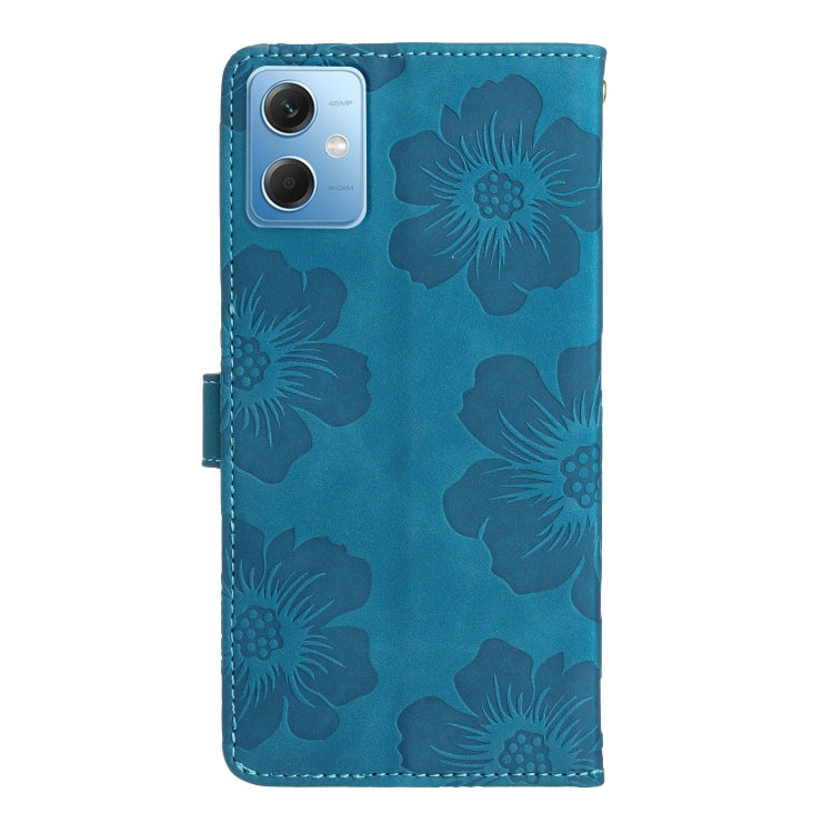 Custodia per cellulare in pelle con motivo floreale in rilievo, For Xiaomi Redmi Note 12 5G, For Xiaomi Redmi Note 12 Pro 5G, For Xiaomi Redmi Note 12S