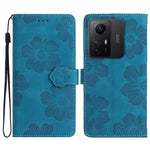 Custodia per cellulare in pelle con motivo floreale in rilievo, For Xiaomi Redmi Note 12 5G, For Xiaomi Redmi Note 12 Pro 5G, For Xiaomi Redmi Note 12S