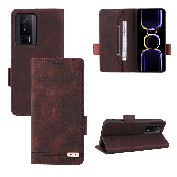 Custodia per telefono in pelle con chiusura magnetica, For Xiaomi Poco F5 Pro / Redmi K60, For Xiaomi Redmi Note 12S 4G, For Xiaomi Redmi Note 12 4G