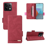Custodia portafoglio in pelle con chiusura magnetica per Xiaomi