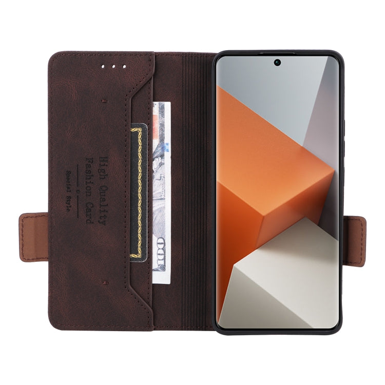 Custodia portafoglio in pelle con chiusura magnetica per Xiaomi