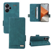 Custodia per telefono in pelle con chiusura magnetica, For Xiaomi Redmi Note 13 Pro+ 5G, For Xiaomi Redmi Note 13 Pro 5G, For Xiaomi Redmi 12 4G Foreign / 5G, For Xiaomi Redmi 12 4G