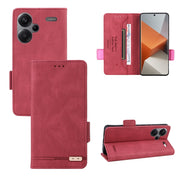 Custodia per telefono in pelle con chiusura magnetica, For Xiaomi Redmi Note 13 Pro+ 5G, For Xiaomi Redmi Note 13 Pro 5G, For Xiaomi Redmi 12 4G Foreign / 5G, For Xiaomi Redmi 12 4G