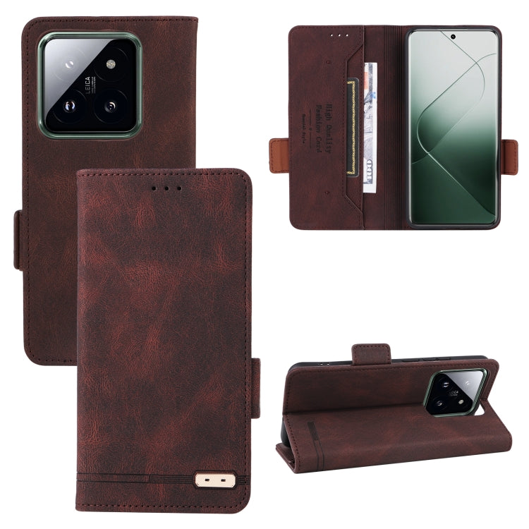 Custodia portafoglio in pelle con chiusura magnetica per Xiaomi