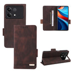 Custodia portafoglio in pelle con chiusura magnetica per Xiaomi