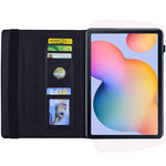Custodia portafoglio in pelle per Samsung Galaxy Tab S6 Lite