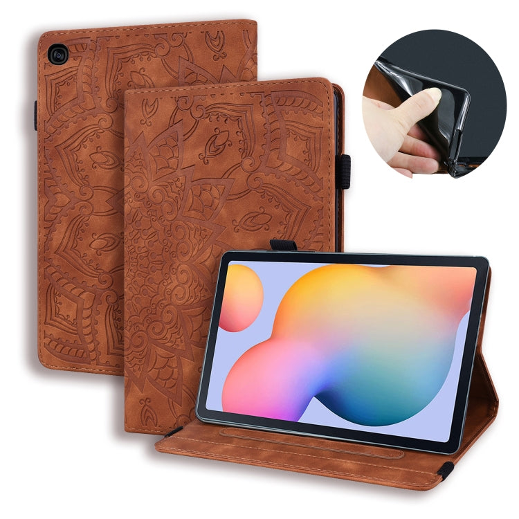 Custodia portafoglio in pelle per Samsung Galaxy Tab S6 Lite