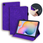 Custodia portafoglio in pelle per Samsung Galaxy Tab S6 Lite