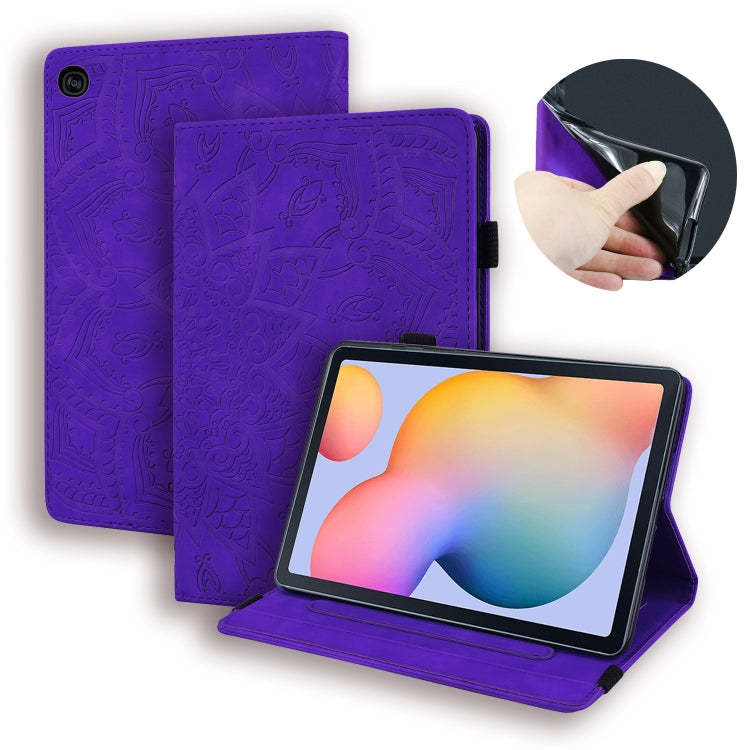 Custodia portafoglio in pelle per Samsung Galaxy Tab S6 Lite