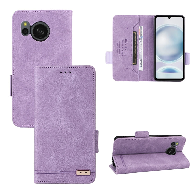 Custodia per telefono in pelle con chiusura magnetica, For Sharp Aquos Sense8, For Sharp Aquos R8, For Sharp Aquos Wish 3