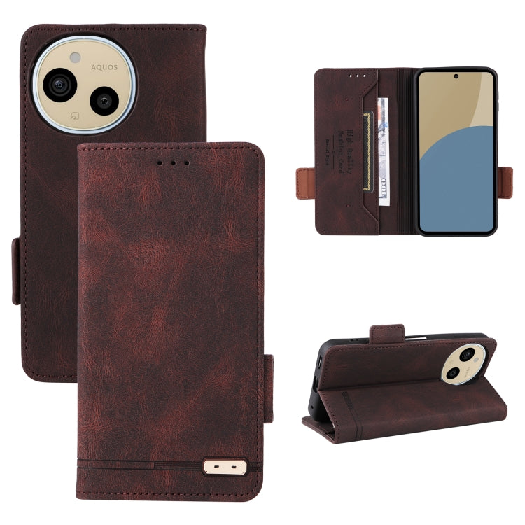 Custodia per telefono in pelle con chiusura magnetica, For Sharp Aquos R11, For Sharp Aquos wish5, For Sharp Aquos Sense9, For Sharp Aquos R9 Pro