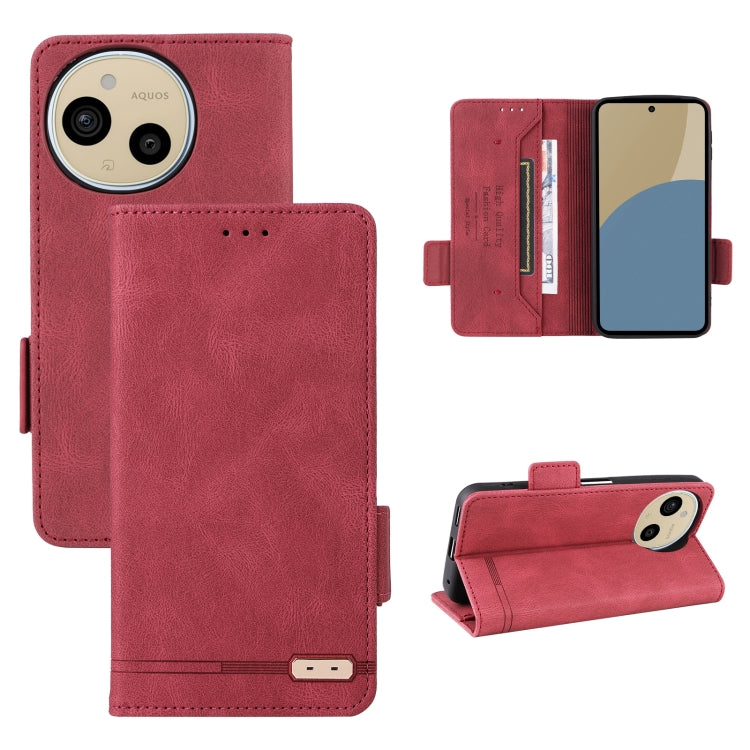 Custodia per telefono in pelle con chiusura magnetica, For Sharp Aquos R11, For Sharp Aquos wish5, For Sharp Aquos Sense9, For Sharp Aquos R9 Pro