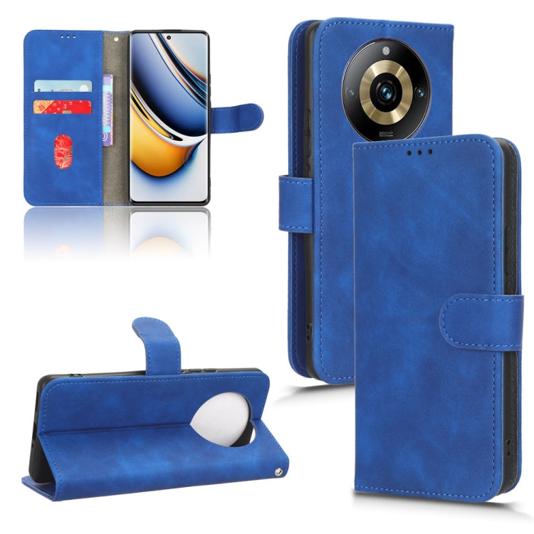 Custodia per telefono in pelle con vibrazione magnetica Skin Feel, For Realme 11 5G / 11X 5G, For Realme C53 4G, For Realme 11, For Realme 11 Pro / 11 Pro+