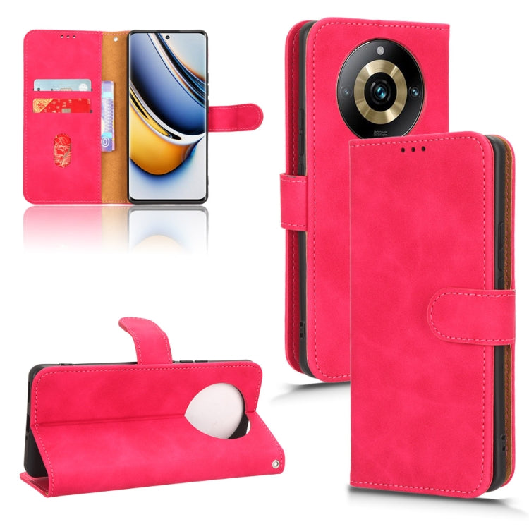 Custodia per telefono in pelle con vibrazione magnetica Skin Feel, For Realme 11 5G / 11X 5G, For Realme C53 4G, For Realme 11, For Realme 11 Pro / 11 Pro+