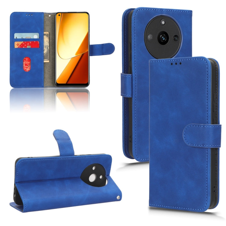 Custodia per telefono in pelle con vibrazione magnetica Skin Feel, For Realme 11 5G / 11X 5G, For Realme C53 4G, For Realme 11, For Realme 11 Pro / 11 Pro+