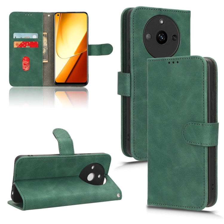 Custodia per telefono in pelle con vibrazione magnetica Skin Feel, For Realme 11 5G / 11X 5G, For Realme C53 4G, For Realme 11, For Realme 11 Pro / 11 Pro+