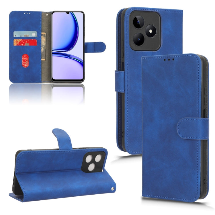 Custodia per telefono in pelle con vibrazione magnetica Skin Feel, For Realme 11 5G / 11X 5G, For Realme C53 4G, For Realme 11, For Realme 11 Pro / 11 Pro+