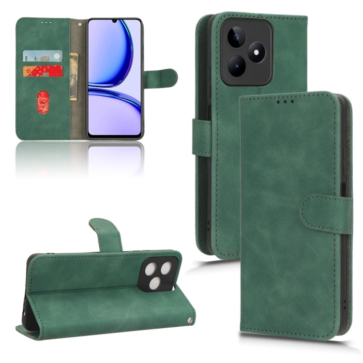 Custodia per telefono in pelle con vibrazione magnetica Skin Feel, For Realme 11 5G / 11X 5G, For Realme C53 4G, For Realme 11, For Realme 11 Pro / 11 Pro+