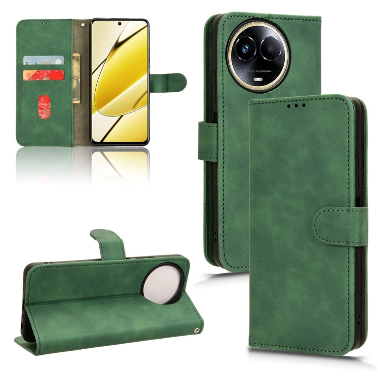 Custodia per telefono in pelle con vibrazione magnetica Skin Feel, For Realme 11 5G / 11X 5G, For Realme C53 4G, For Realme 11, For Realme 11 Pro / 11 Pro+