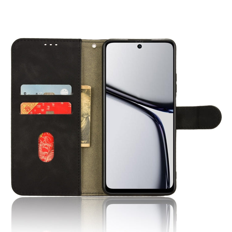 Custodia per telefono in pelle con vibrazione magnetica Skin Feel, For Realme C65 4G