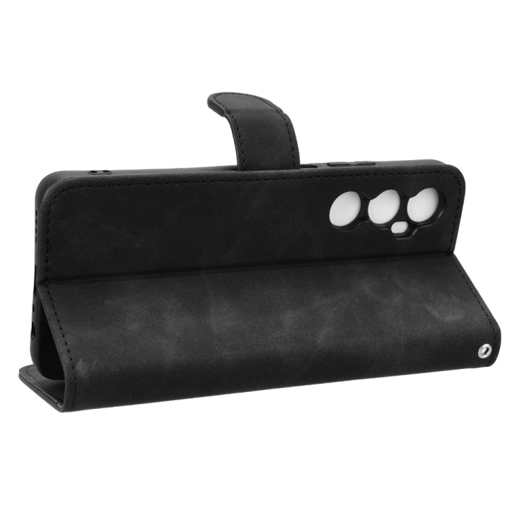 Custodia per telefono in pelle con vibrazione magnetica Skin Feel, For Realme C65 4G