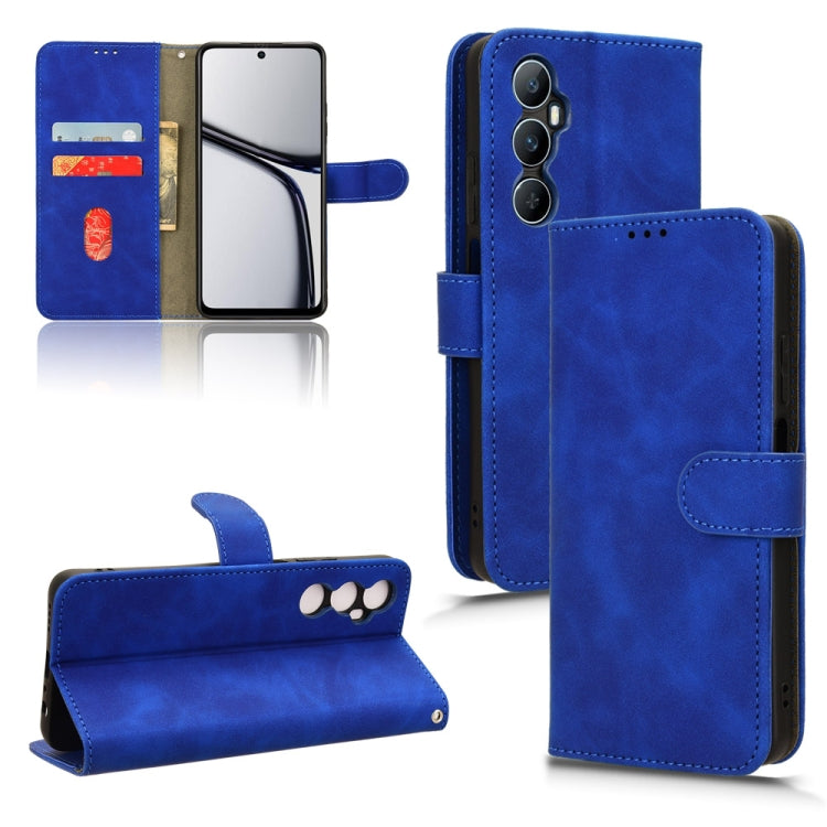 Custodia per telefono in pelle con vibrazione magnetica Skin Feel, For Realme C65 4G